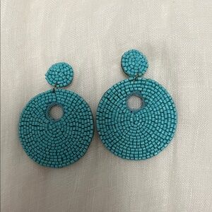 Turquoise Beaded Earrings